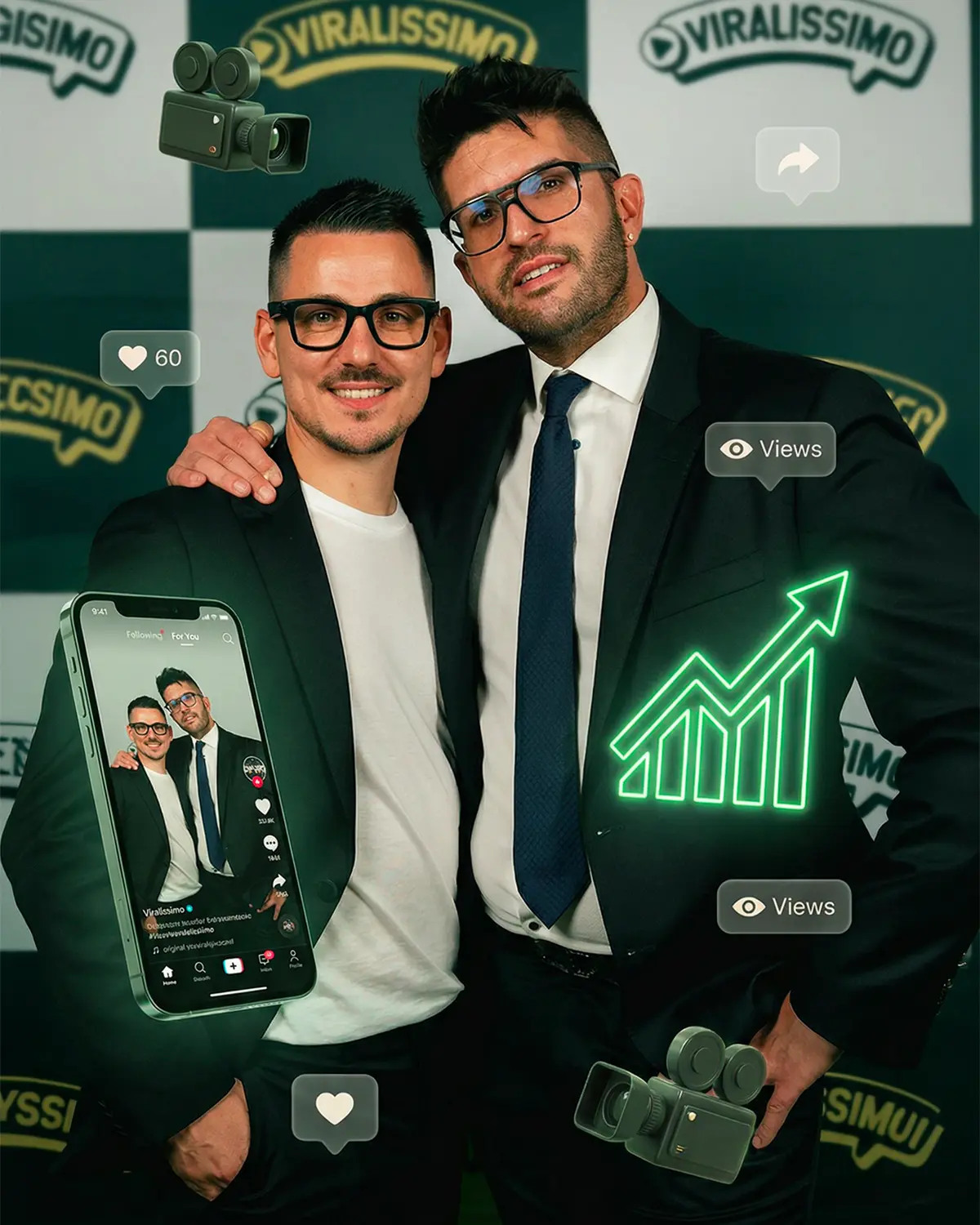 Salvatore Mannarino e Manuel Martinucci, fondatori di Viralissimo